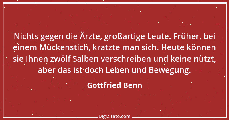 Zitat von Gottfried Benn 30