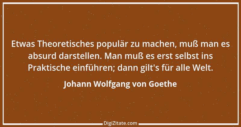 Zitat von Johann Wolfgang von Goethe 3726