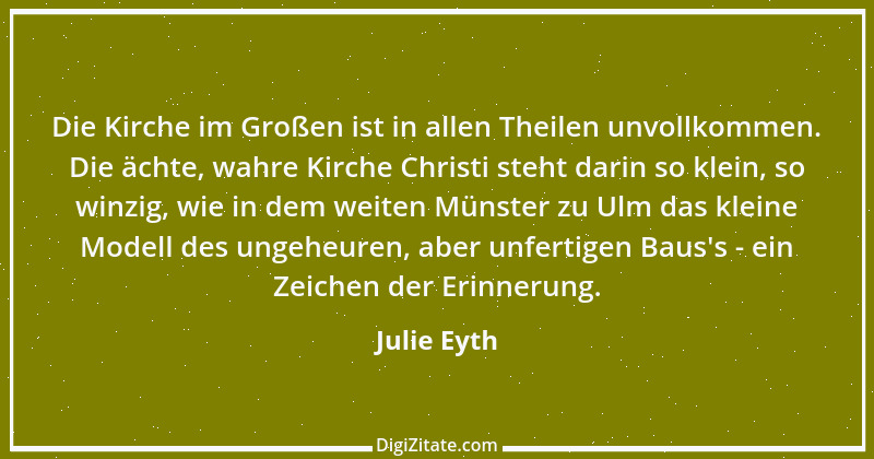 Zitat von Julie Eyth 44