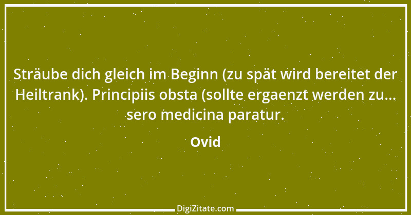 Zitat von Ovid 106