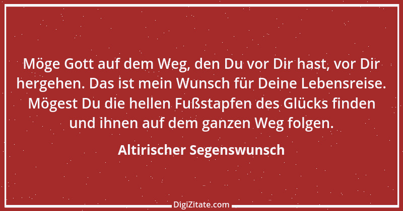 Zitat von Altirischer Segenswunsch 59