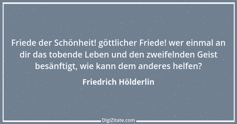 Zitat von Friedrich Hölderlin 237