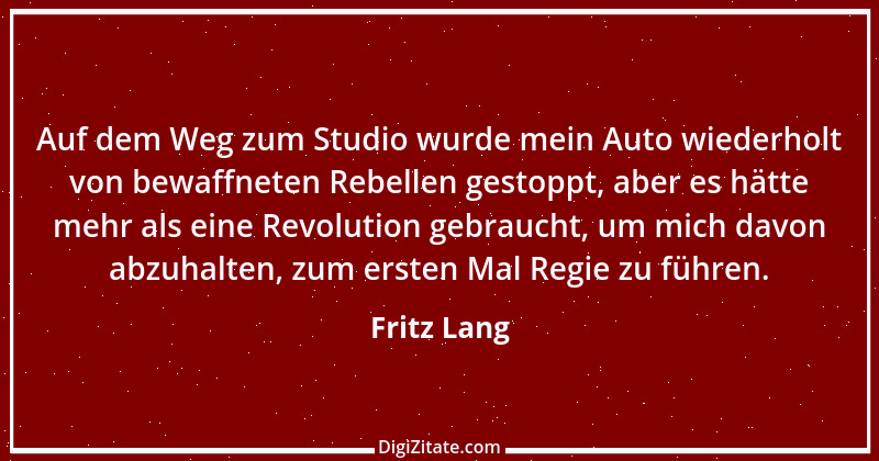 Zitat von Fritz Lang 2