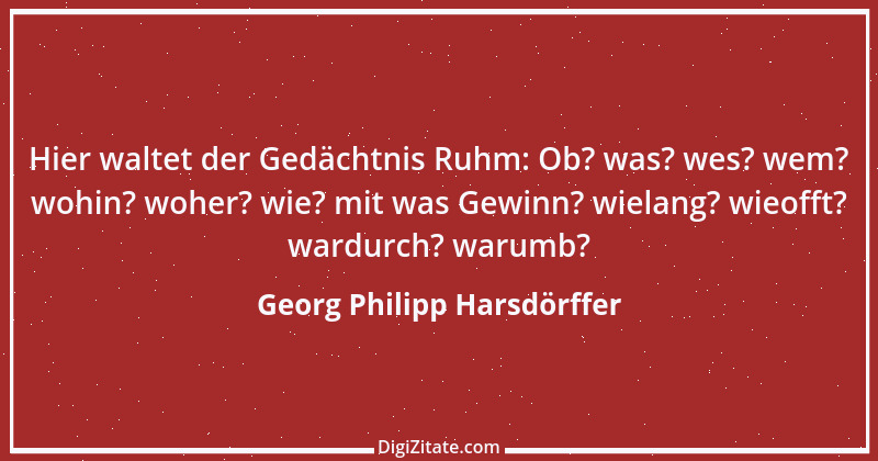 Zitat von Georg Philipp Harsdörffer 6