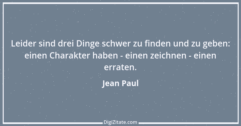 Zitat von Jean Paul 872