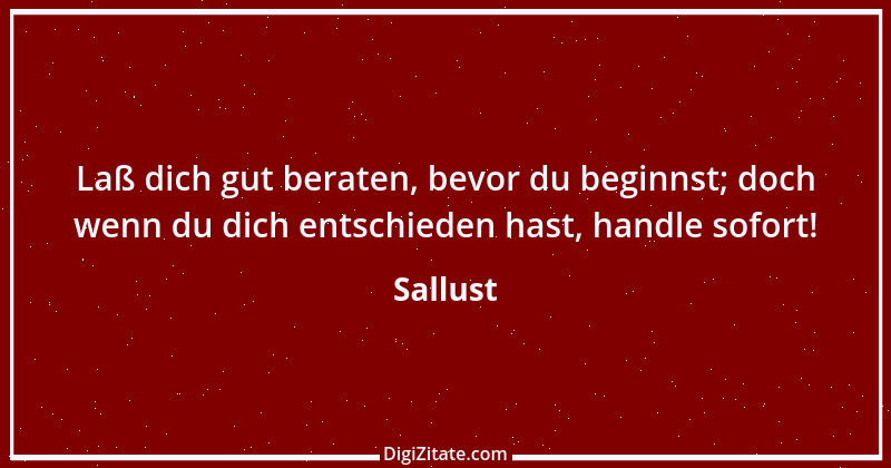 Zitat von Sallust 2