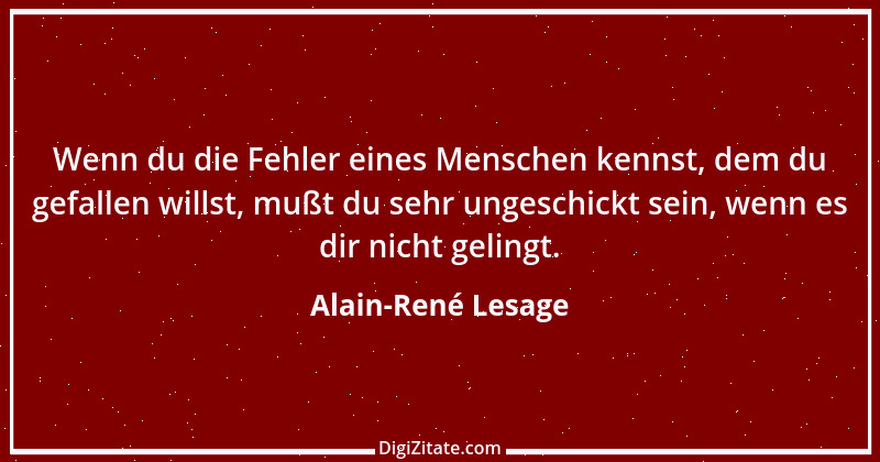 Zitat von Alain-René Lesage 3