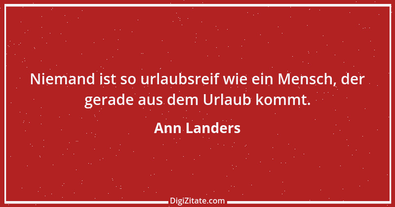 Zitat von Ann Landers 7