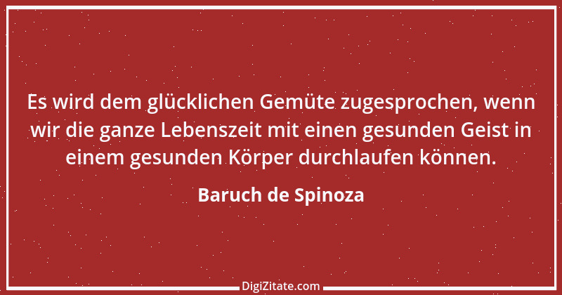 Zitat von Baruch de Spinoza 105