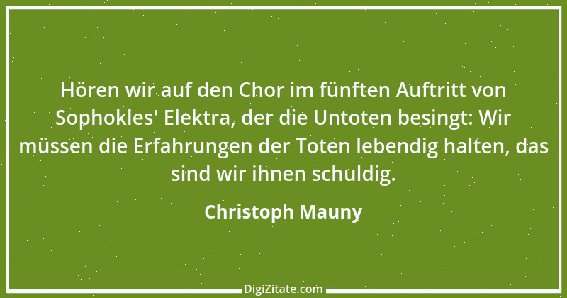 Zitat von Christoph Mauny 6