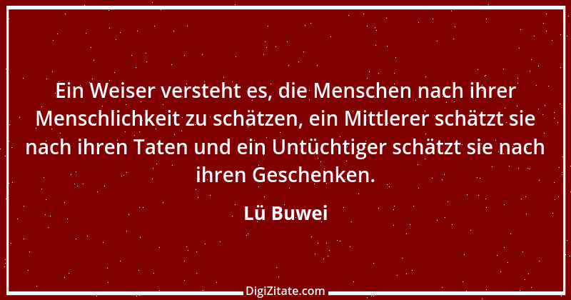 Zitat von Lü Buwei 62