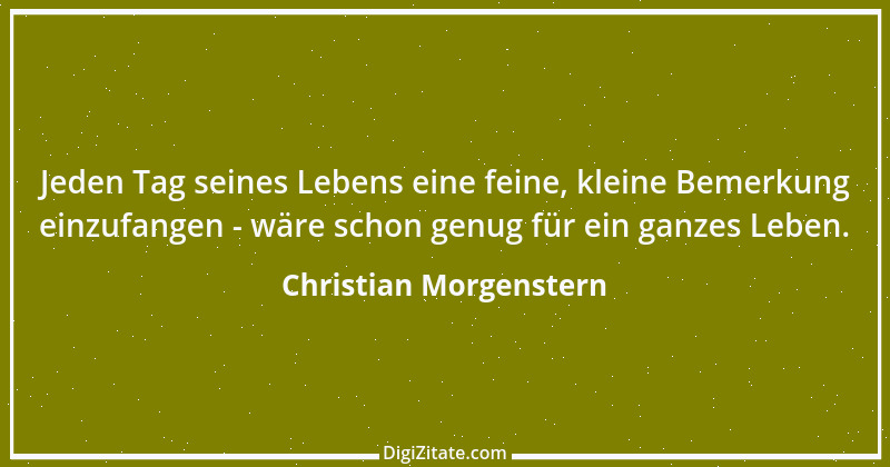 Zitat von Christian Morgenstern 349