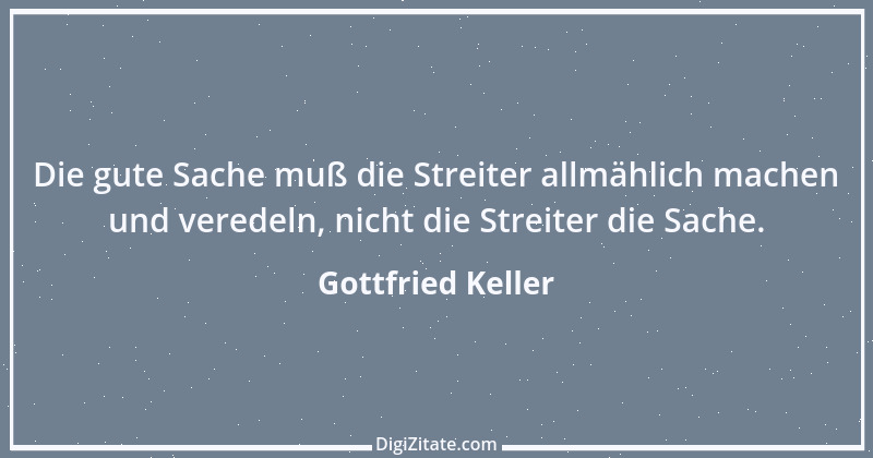 Zitat von Gottfried Keller 73