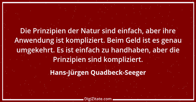 Zitat von Hans-Jürgen Quadbeck-Seeger 454