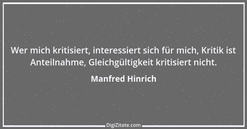 Zitat von Manfred Hinrich 2000