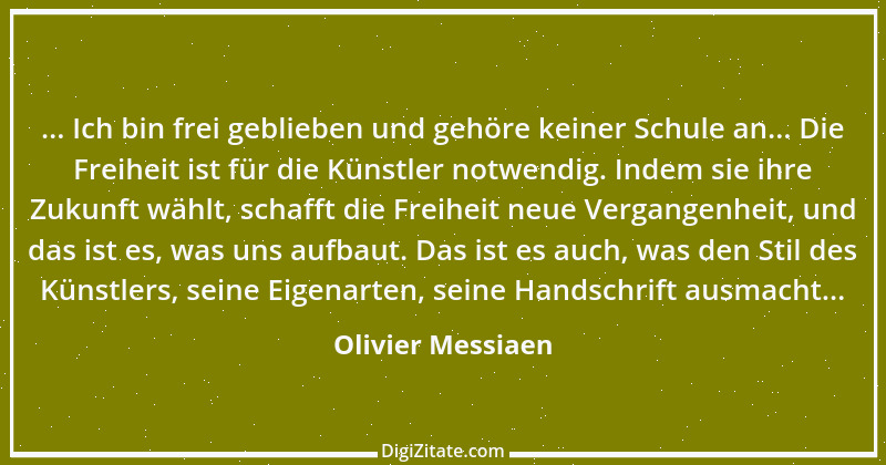 Zitat von Olivier Messiaen 2