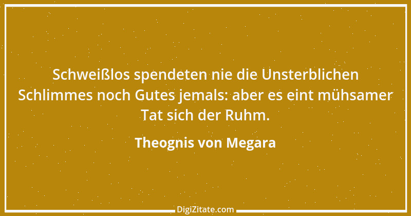 Zitat von Theognis von Megara 27