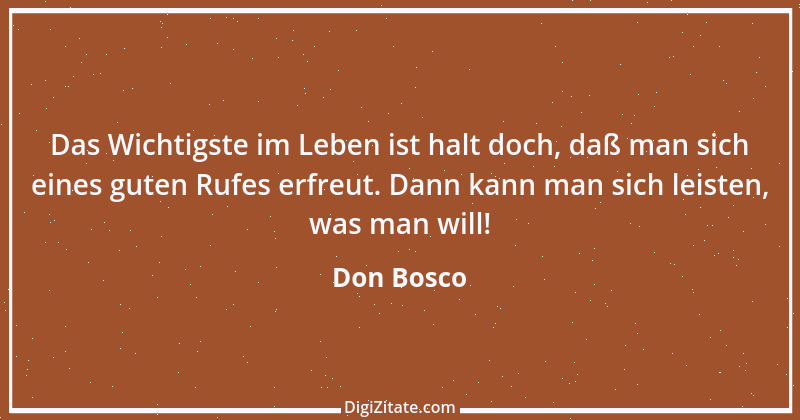 Zitat von Don Bosco 9