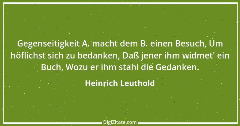 Zitat von Heinrich Leuthold 20