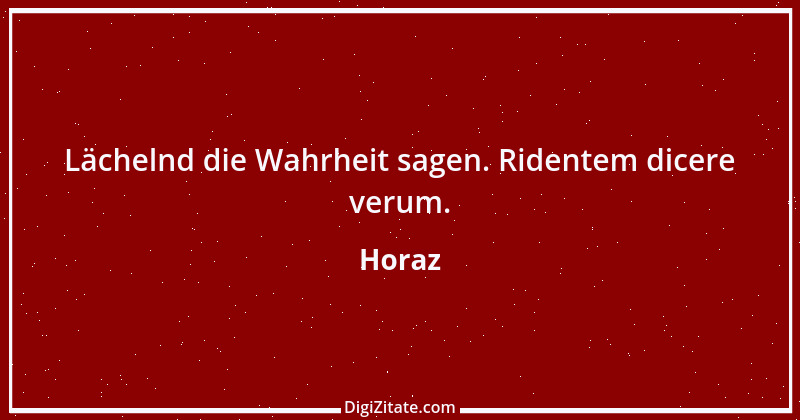 Zitat von Horaz 234