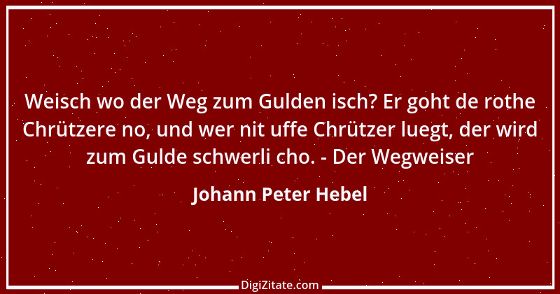 Zitat von Johann Peter Hebel 39