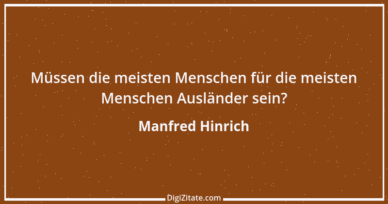 Zitat von Manfred Hinrich 2002