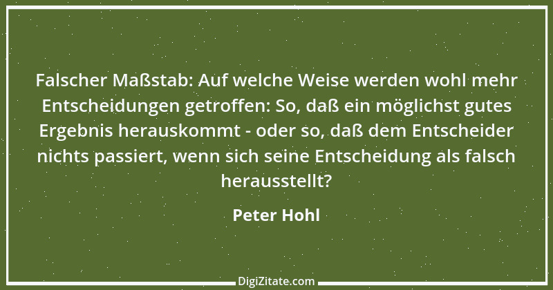 Zitat von Peter Hohl 211