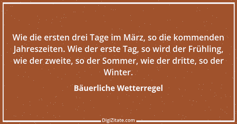 Zitat von Bäuerliche Wetterregel 1