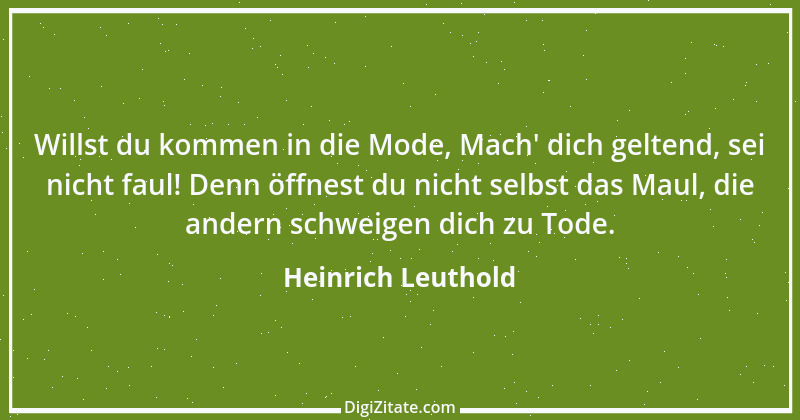 Zitat von Heinrich Leuthold 21