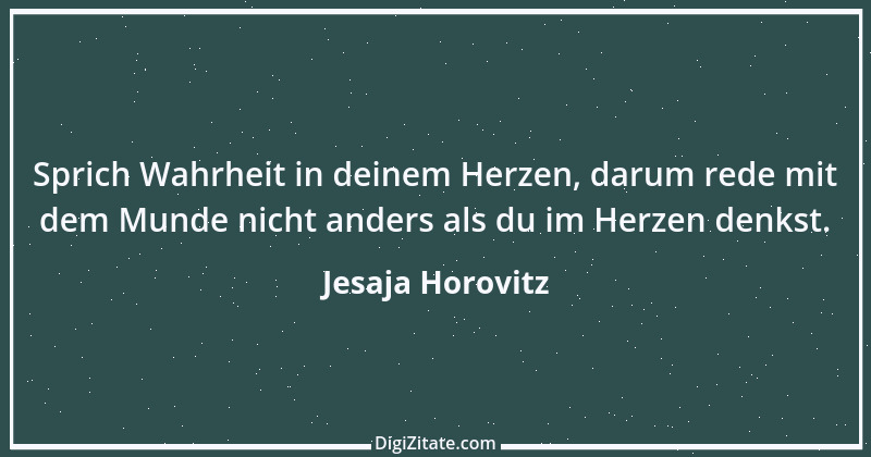 Zitat von Jesaja Horovitz 1