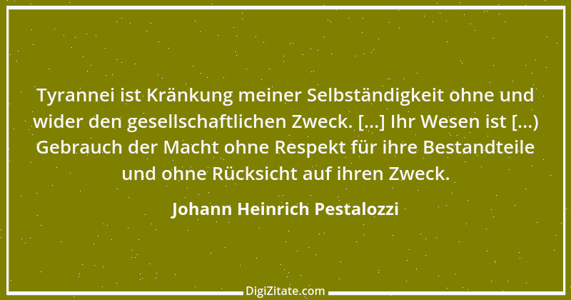 Zitat von Johann Heinrich Pestalozzi 300