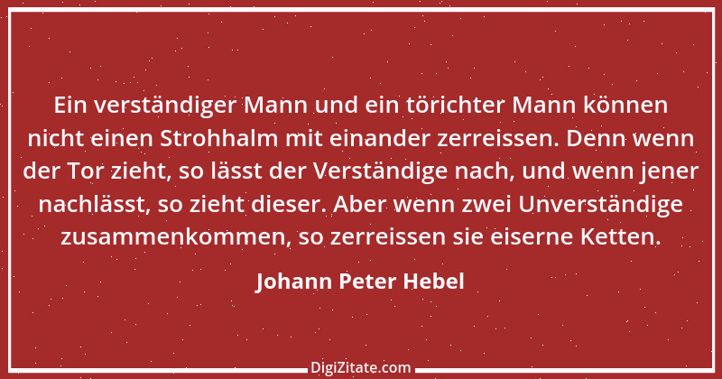 Zitat von Johann Peter Hebel 40