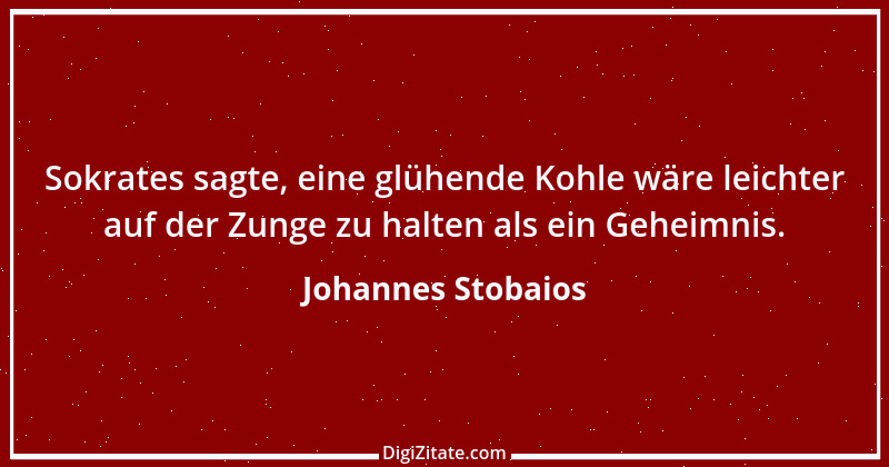 Zitat von Johannes Stobaios 11