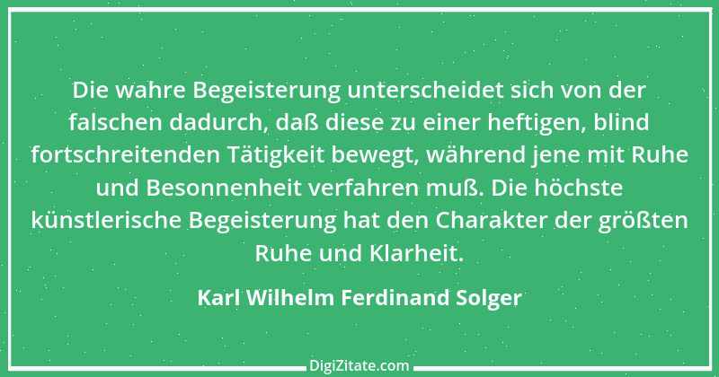 Zitat von Karl Wilhelm Ferdinand Solger 6