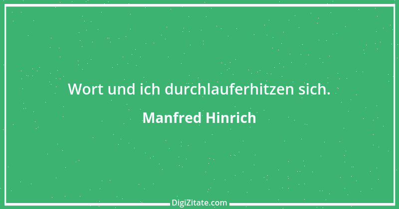 Zitat von Manfred Hinrich 2003