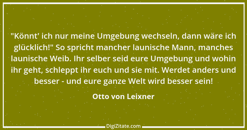 Zitat von Otto von Leixner 128