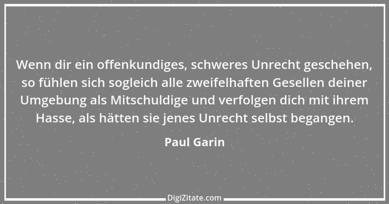 Zitat von Paul Garin 1