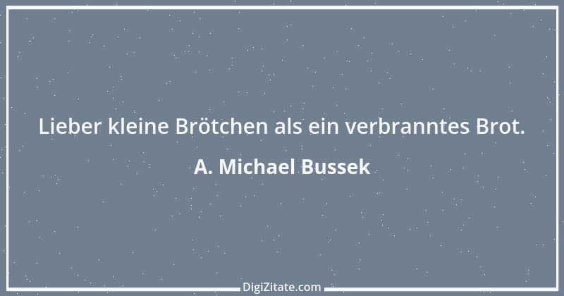 Zitat von A. Michael Bussek 101