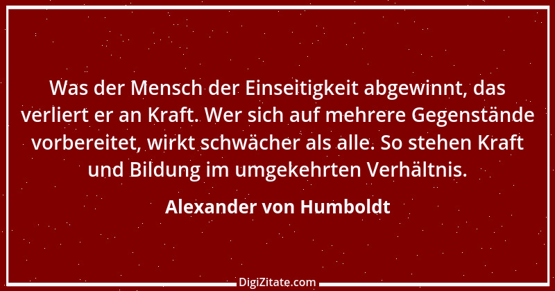 Zitat von Alexander von Humboldt 28