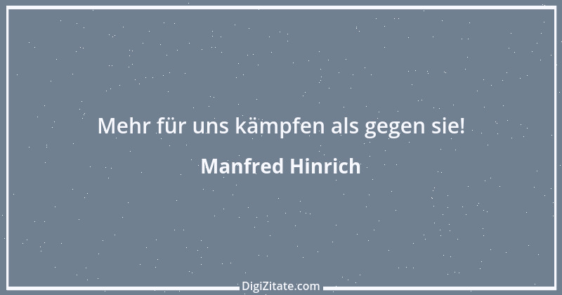 Zitat von Manfred Hinrich 2004