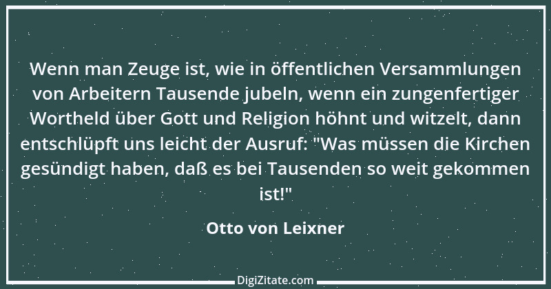 Zitat von Otto von Leixner 129