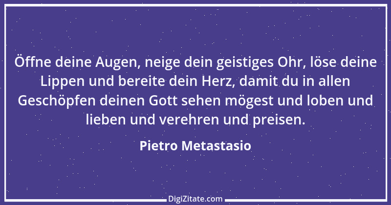 Zitat von Pietro Metastasio 8