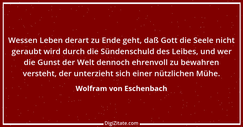 Zitat von Wolfram von Eschenbach 6