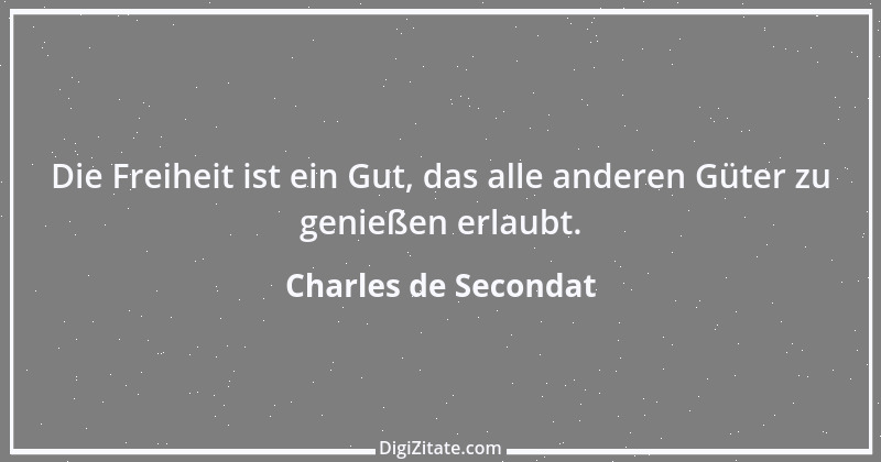 Zitat von Charles de Secondat 26