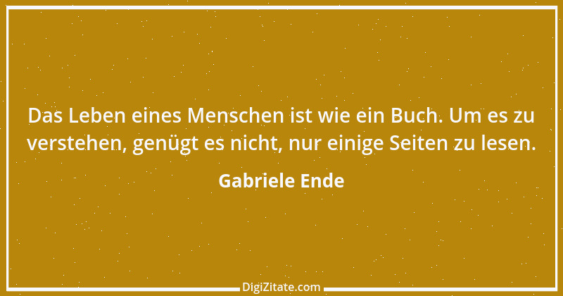 Zitat von Gabriele Ende 3