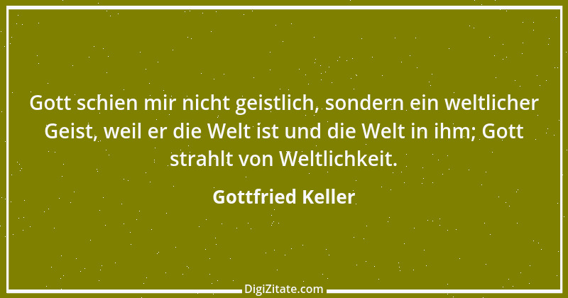 Zitat von Gottfried Keller 78