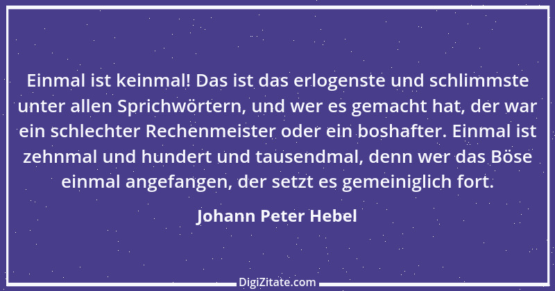 Zitat von Johann Peter Hebel 42