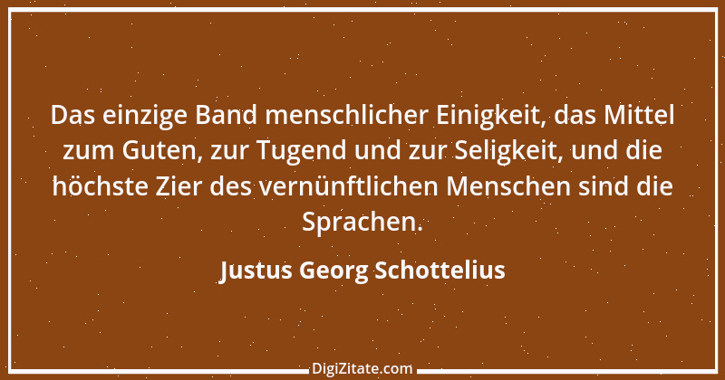 Zitat von Justus Georg Schottelius 2