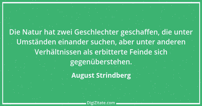 Zitat von August Strindberg 16