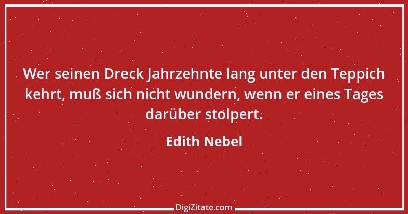 Zitat von Edith Nebel 1